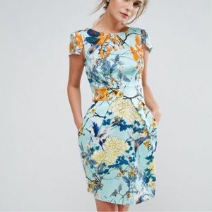 ASOS Closet London Floral dress size US 6
